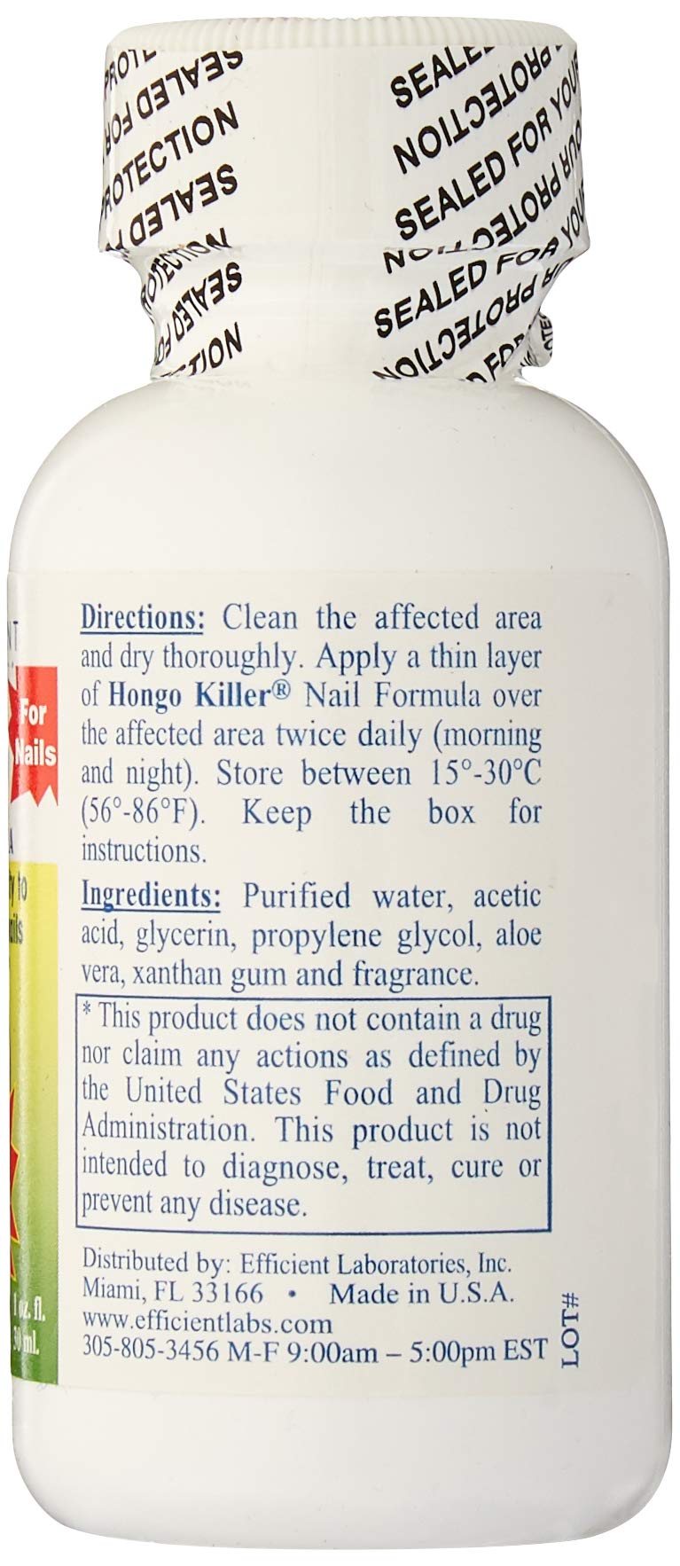 Hongo Killer Nail Formula 1 oz (Pack of 2) Beauty & Personal Care HONGO KILLER
