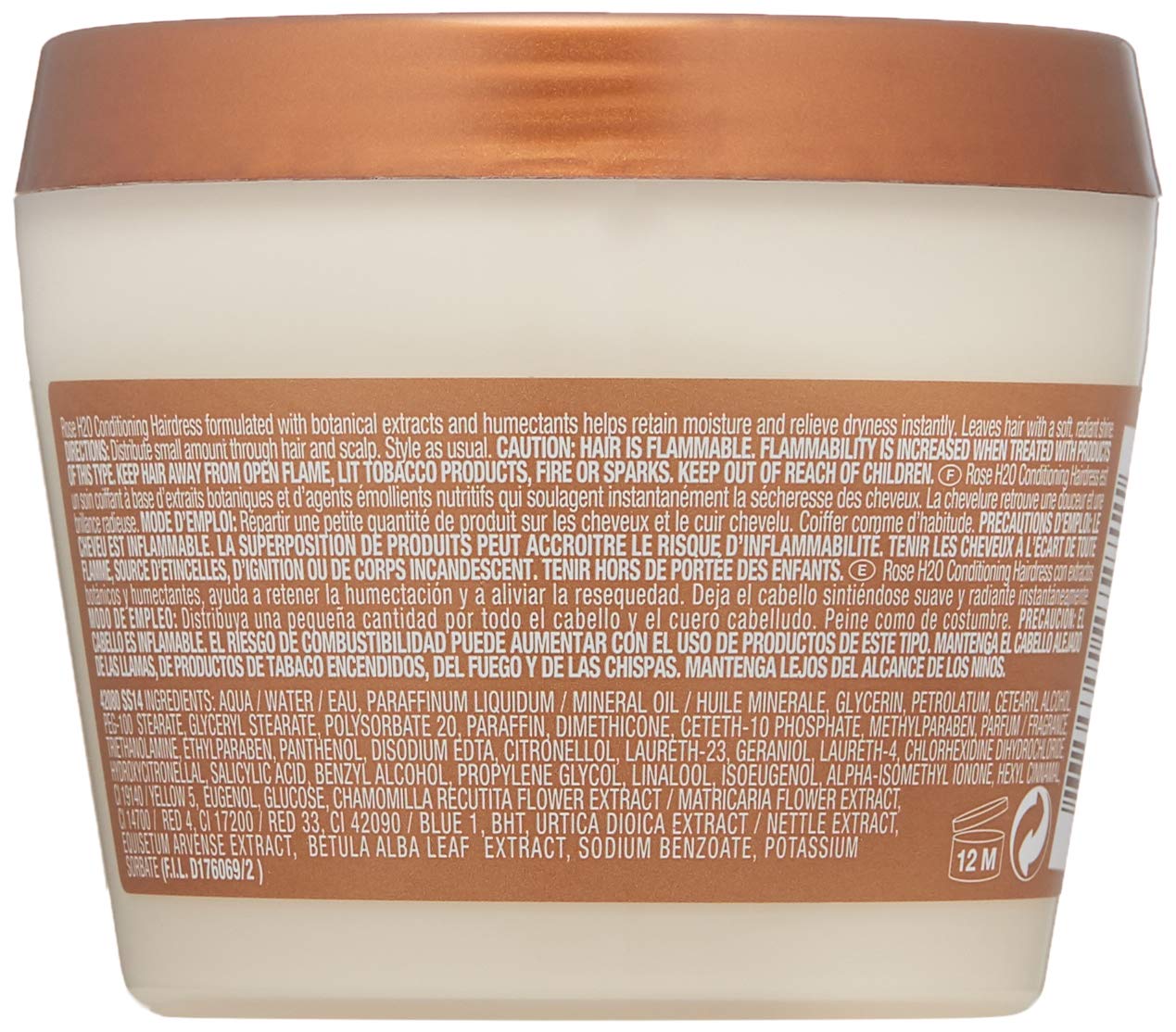 Mizani Hairdress Rose H2O - Conditioning Hairdress, Relieves Itchy Scalps For All Hair Types