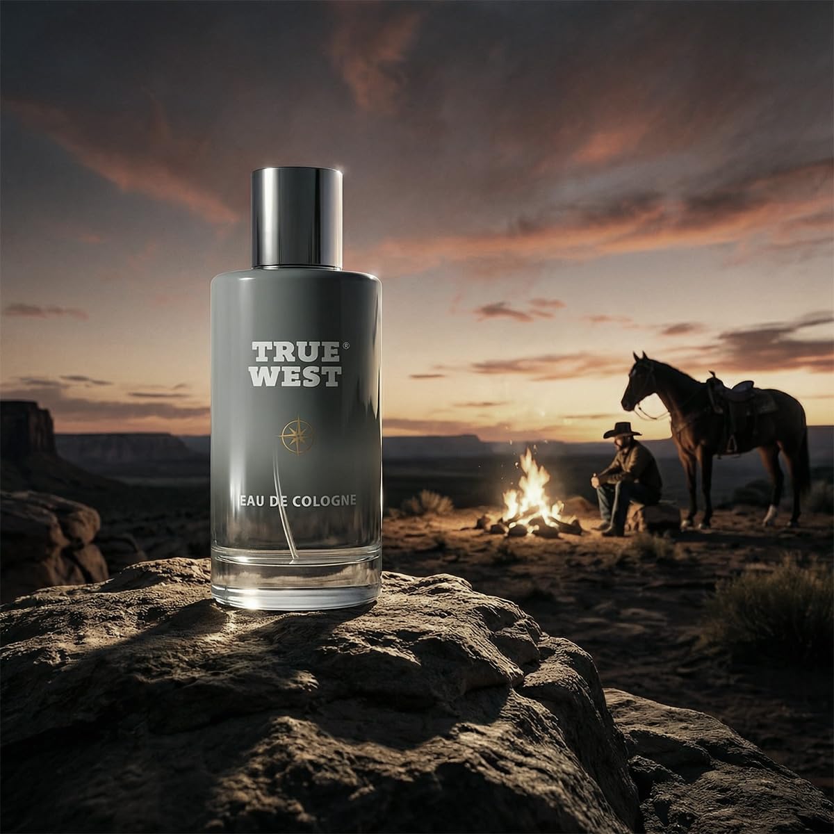 Herban Cowboy True West Cologne for Men - Long-Lasting Woody Fragrance, Gift for Him Beauty & Personal Care Herban Cowboy