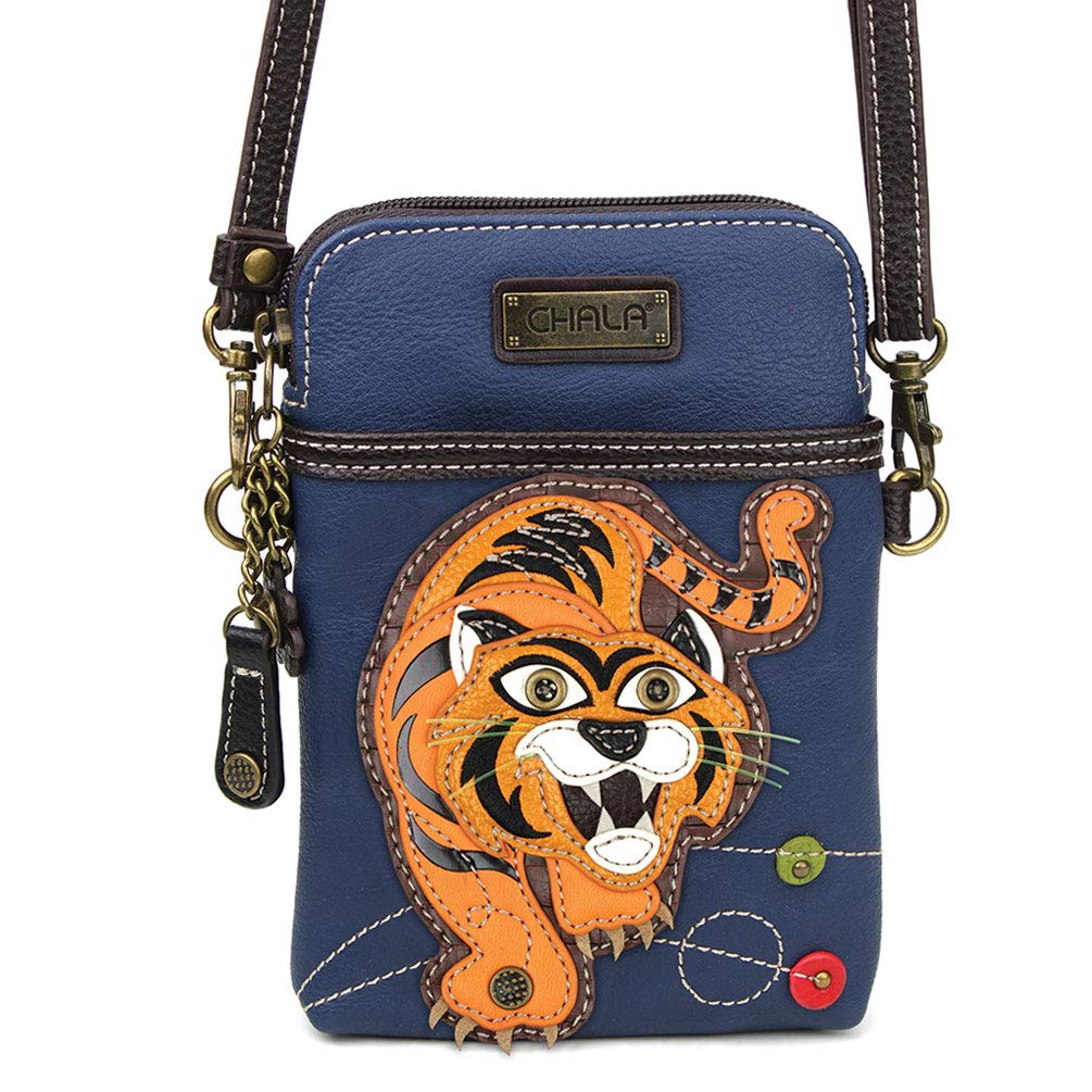 CHALA Crossbody Cell Phone Purse- Women's Wristlet Handbags Multicolor (Tiger)