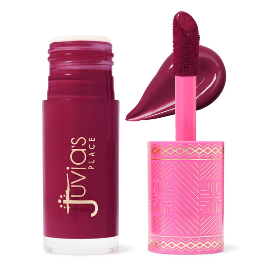 Juvia's Place Blushed Liquid Blush SweetBerries - Dewy Tint Cheeks Makeup Glow Pigment Effortless Beauty Long Lasting Cosmetics Soft Creamy Natural