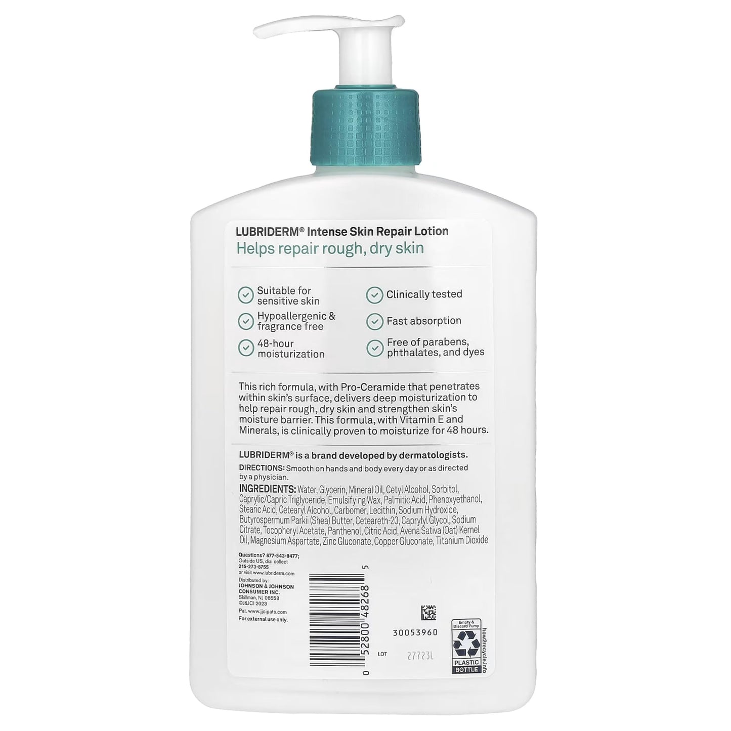 Lubriderm Intense Skin Repair Lotion 16 oz (5 Pack)