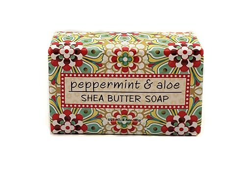 Greenwich Bay Trading Company Garden Collection: Peppermint Aloe (6.4oz Bar Soap)