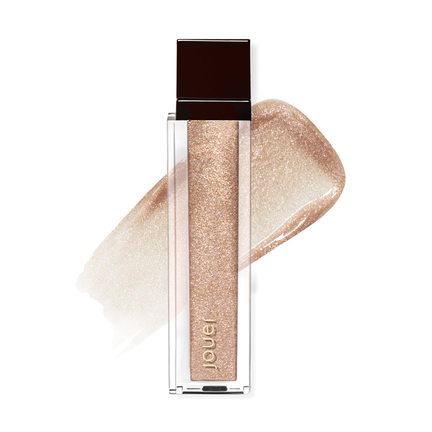 Jouer Long Wear Lip Topper - Lip Gloss - Moisturize & Nourish Lips - Non-Stick Shimmer - Skin Protecting Formula - Vanilla Flavor - Paraben, Gluten,