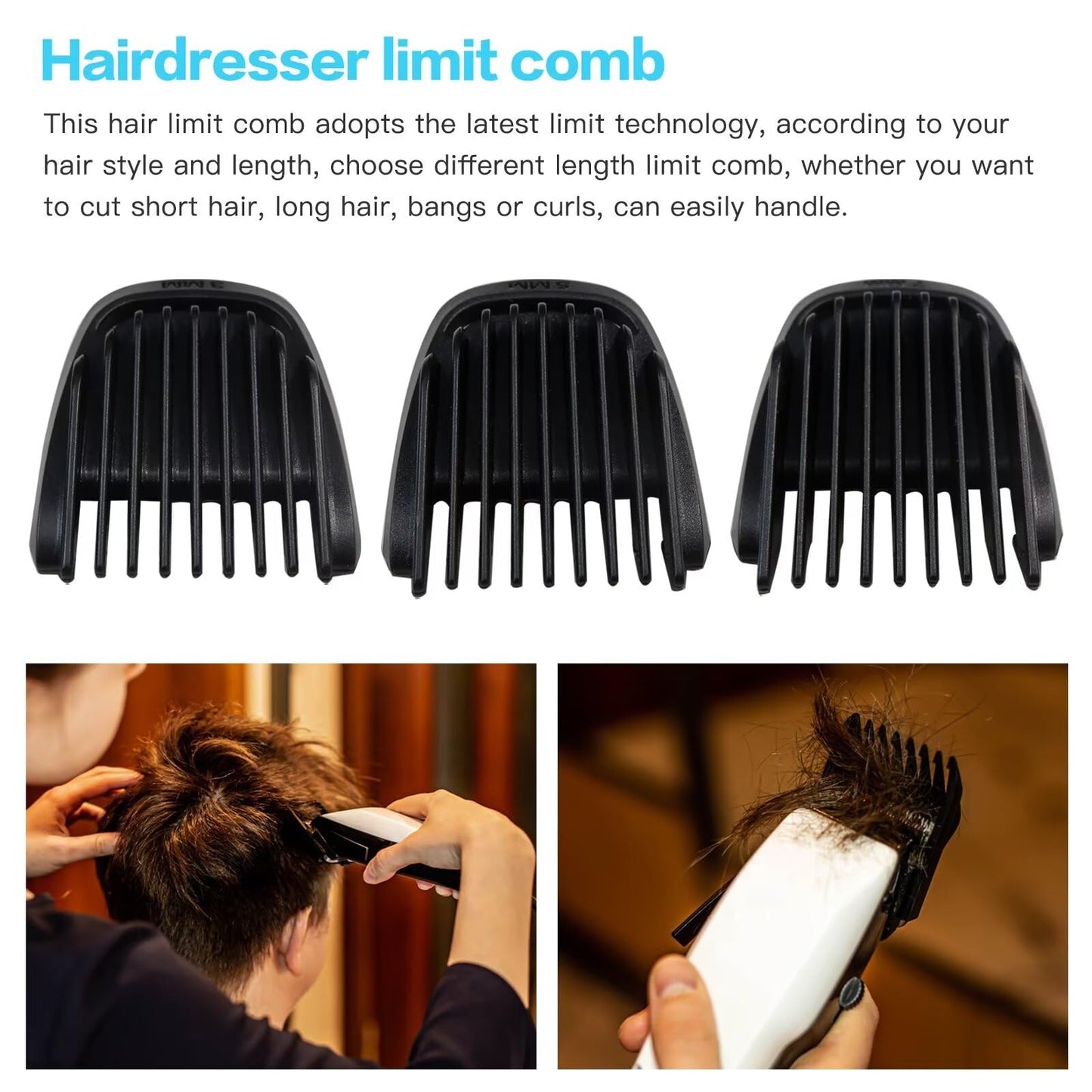 USonline911 3Pcs Beard Stubble Blade Guards (3mm, 5mm, 7mm) with Beard Comb for Philips Norelco Multigroom Trimmer Beauty and Personal Care USonline911