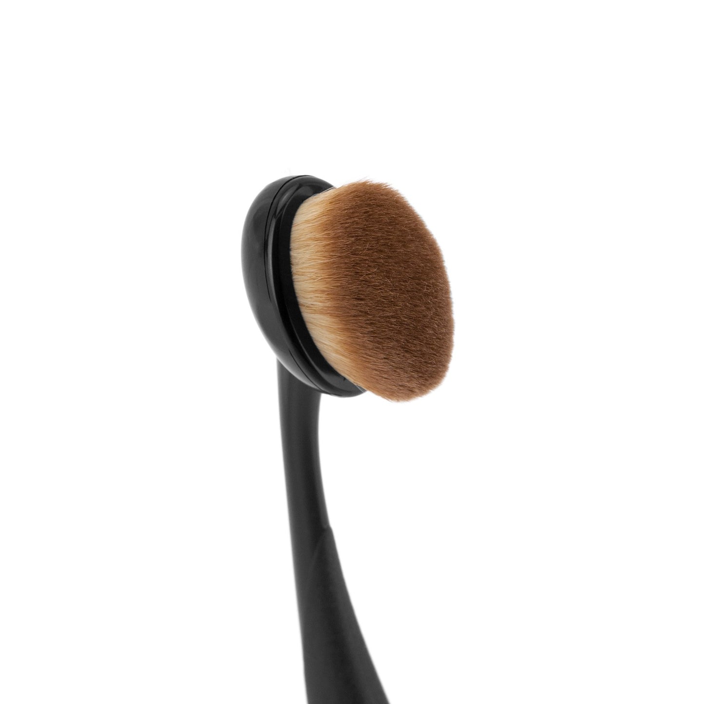 Bdellium Tools Professional Makeup Brush - Studio Series 950 Oval Multipurpose - With Soft Synthetic Fibers, For Blending & Contouring (Black, 1pc)