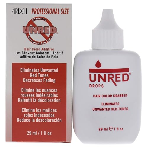 Ardell Unred Hair Color Additive - Neutralizes Red Tones in Hair-Dye for Brassy Hairs, Hair Toner, Enhance Semi Permanent Hair Color for Women, 1 oz