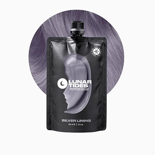 Lunar Tides Semi-Permanent Hair Color (43 colors) (Silver Lining, 8 fl. oz.)