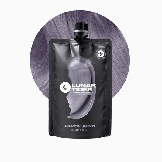 Lunar Tides Semi-Permanent Hair Color (43 colors) (Silver Lining, 4 fl. oz.)