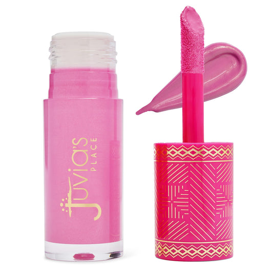 Juvia's Place Blushed Liquid BlushLighter - Blush Lily Glow - Liquid Blush for Cheeks with Luminous Glow, Long-Wearing, Buildable & Highly-Pigmented