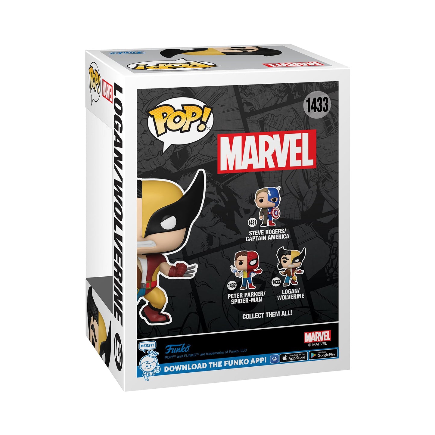 Funko POP Marvel: Split - Wolverine/Logan - Marvel Comics - Collectable Vinyl Figure - Gift Idea - Official Merchandise - for Kids & Adults - Comic…