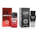 META-BOSEM 717 Superstar Stay Wild+London Touch Men's Cologne Collection, Eau de Toilette Natural Spray - Clean Fresh Scents - Holiday Gift Set (Pack