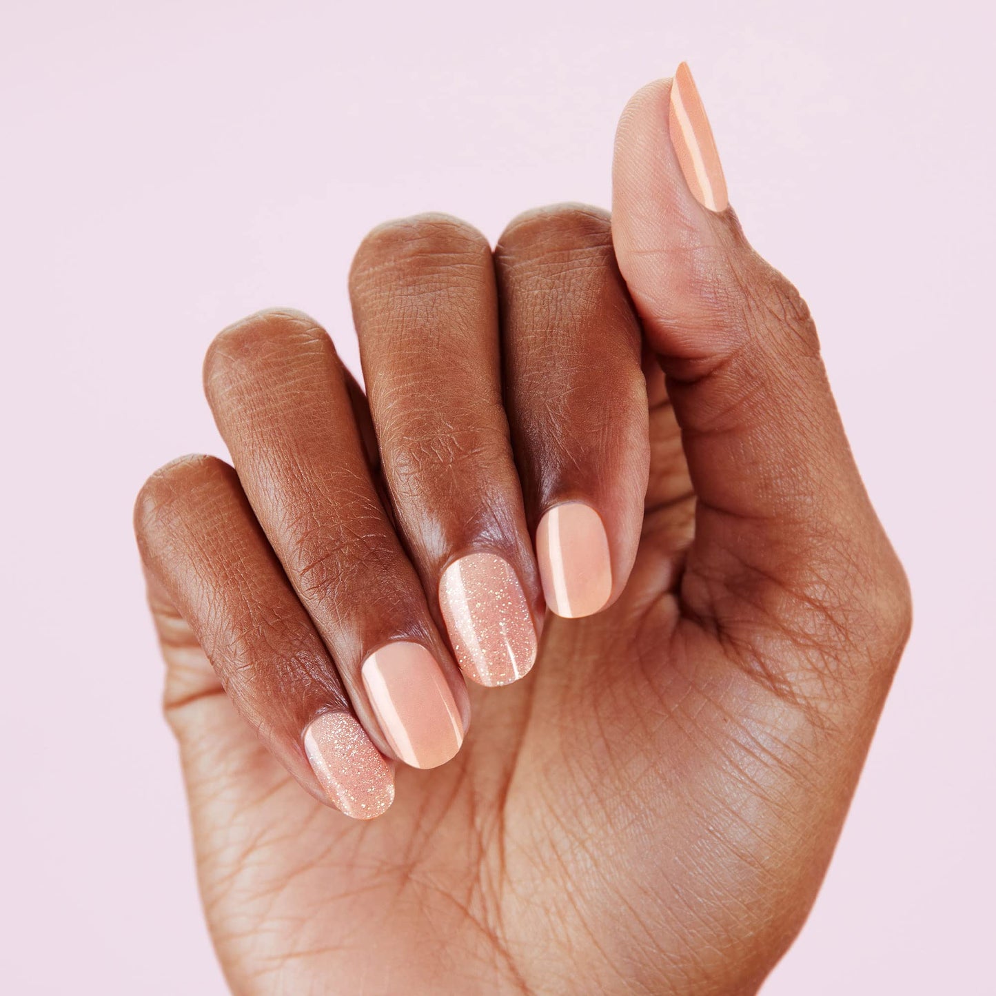Dashing Diva Glaze Nail Strips - Velvet Blush | Long Lasting, Chip Resistant, Semi-Cured Gel Nails | 34 Salon Quality Nude Ombre Set Beauty & Personal Care Dashing Diva