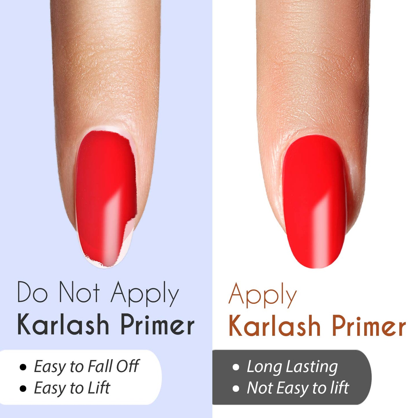 Karlash Professional Made in USA Natural Nail Prep Dehydrate & Acid-Free Bond Primer, Nail Bonding, Superior Bonding Primer for Acrylic Powder and Gel