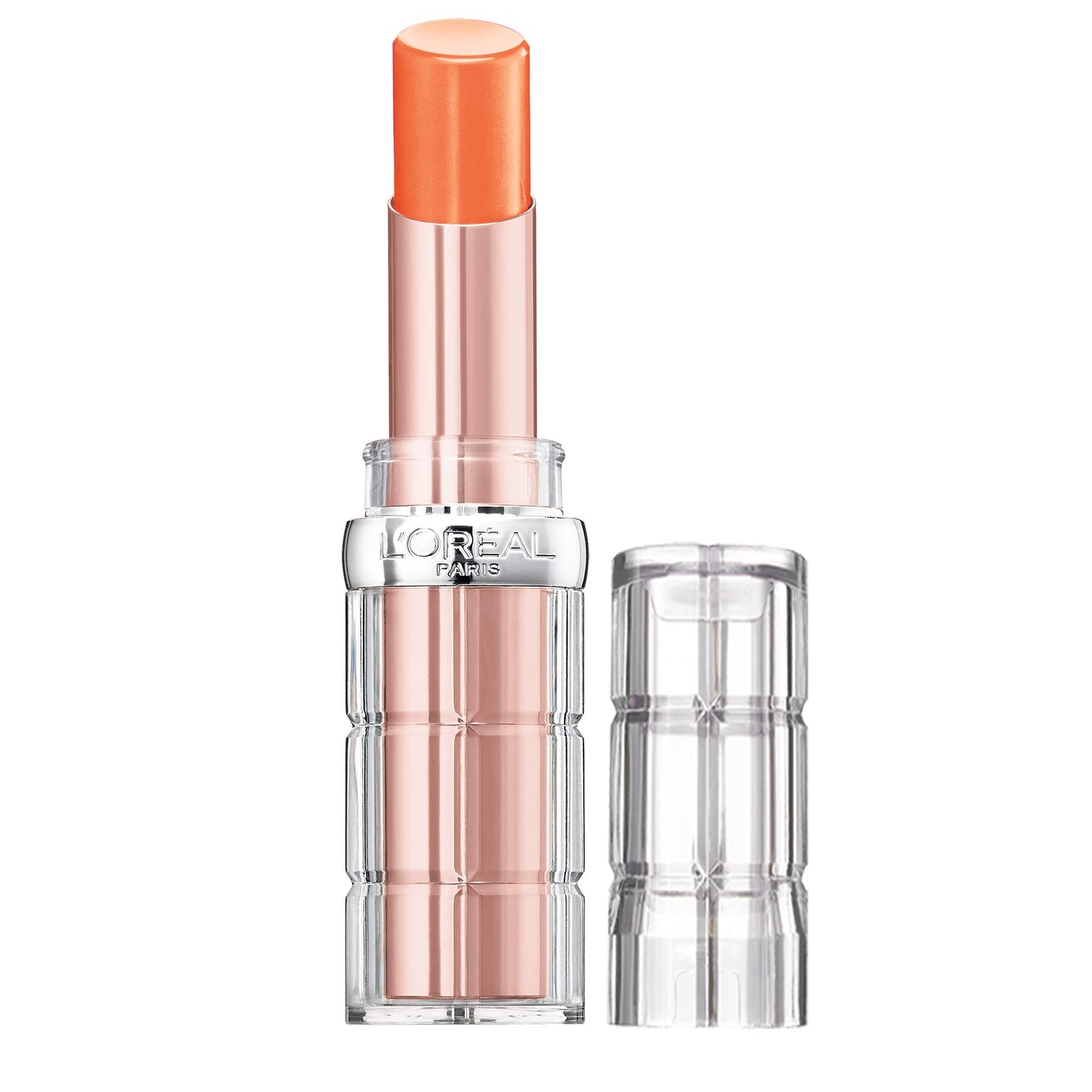 L’Oréal Paris Makeup Colour Riche Plump and Shine Lipstick, for Glossy, Radiant, Visibly Fuller Lips with an All-Day Moisturized Feel, Nectarine