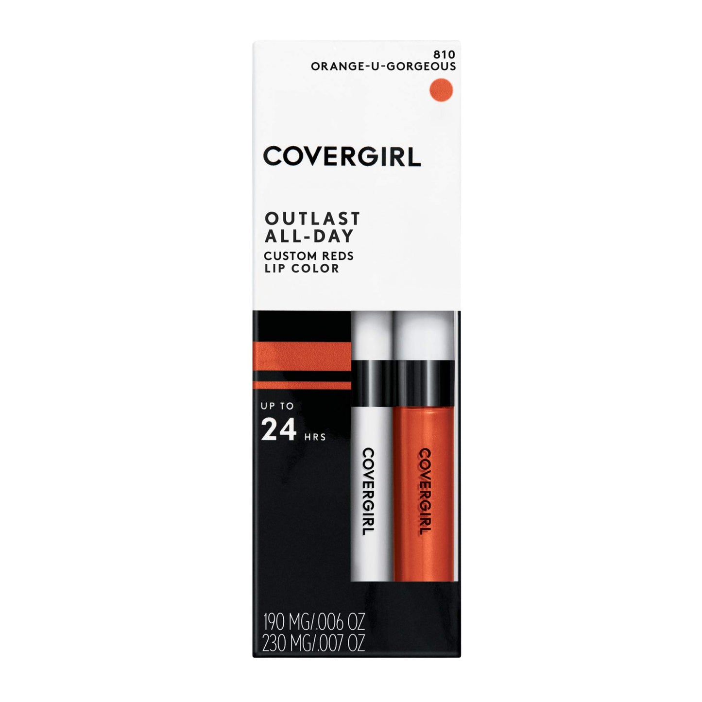 COVERGIRL Outlast All-Day Lip Color Custom Reds, Orange U Gorgeous