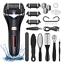 Electric Callus Remover for Feet,Rechargeable Foot File Hard Skin Remover,Waterproof 14 in1 Professional Pedicure Kit for Cracked Heels &Dead
