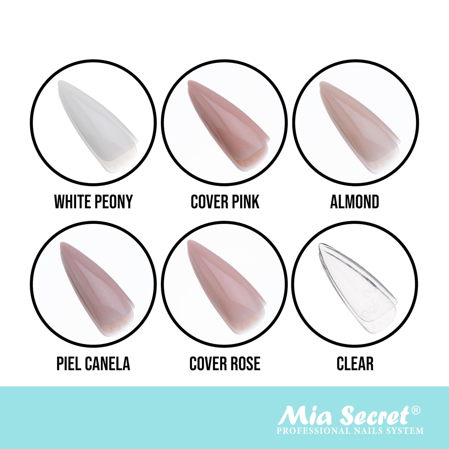 Mia Secret Soak off Soft Gel Nail Tip MADE IN USA for Salon and DIY (Cover Piel Canela, Coffin) Beauty & Personal Care Mia Secret