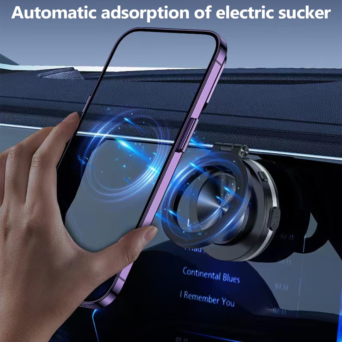 Veltrix Magno Grip Pro 360,360° Rotatable Car Suction Phone Mount,Car Electric Suction Cup Vacuum Magnetic Mobile Phone Stand,Powerful Magnetic Phone…