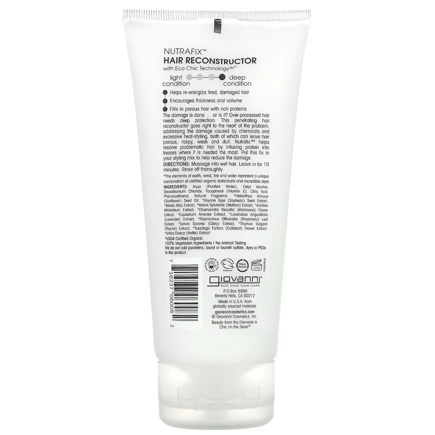 Giovanni Cosmetics Hair Reconstruct Nutra Fix