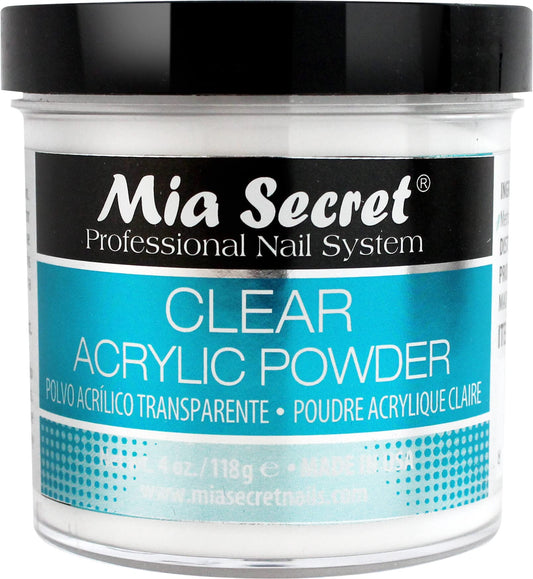 Mia Secret Clear Acrylic Powder 4oz