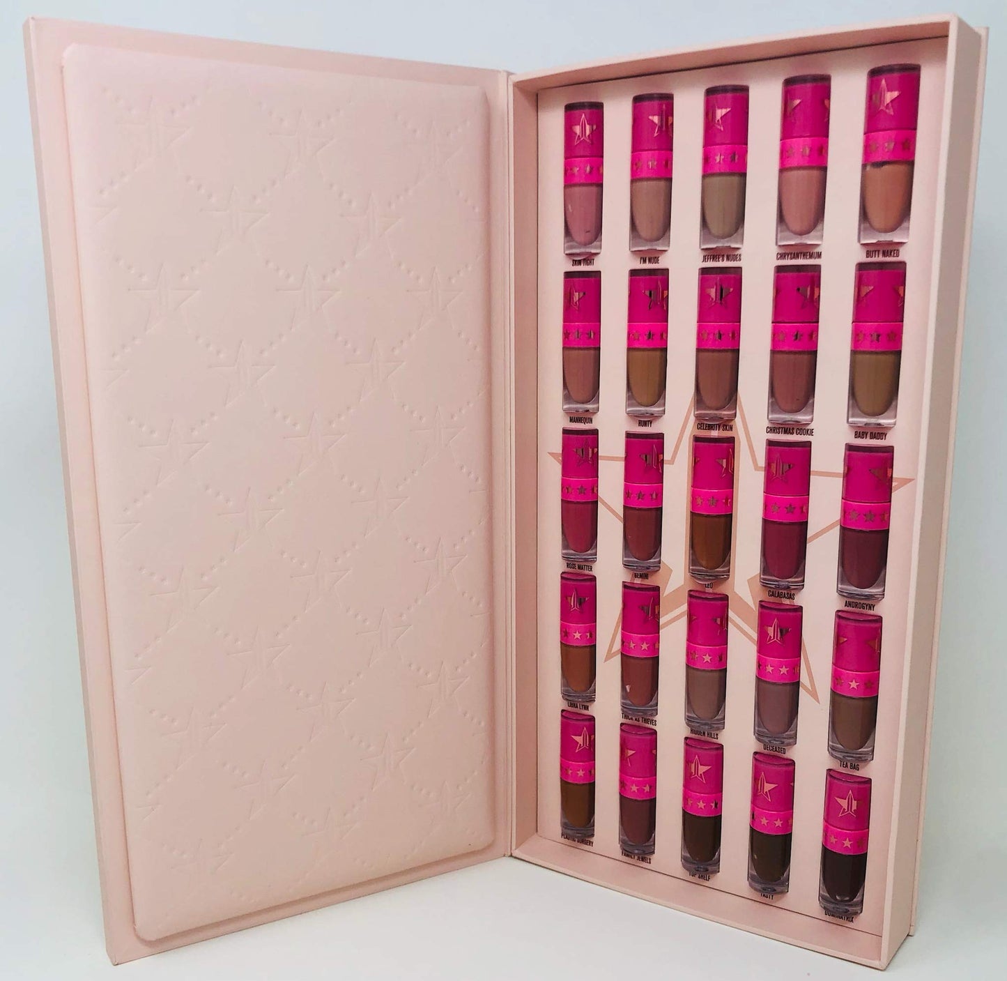 Jeffree Star Nude Liquid Lipstick Vault - 25 Mini Matte Finish Lipsticks
