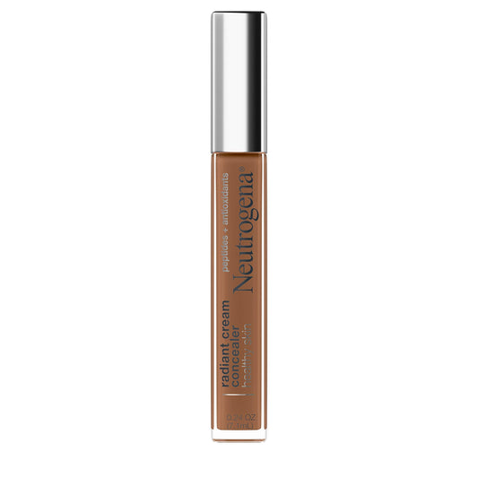 Neutrogena Healthy Skin Radiant Brightening Cream Concealer with Peptides & Vitamin E Antioxidant, Lightweight Perfecting Concealer Cream