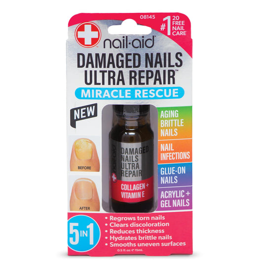 Nail-Aid - 5-in-1 Damaged Nails Multi-Repair for Fingernails or Toenails Beauty & Personal Care Nail-Aid
