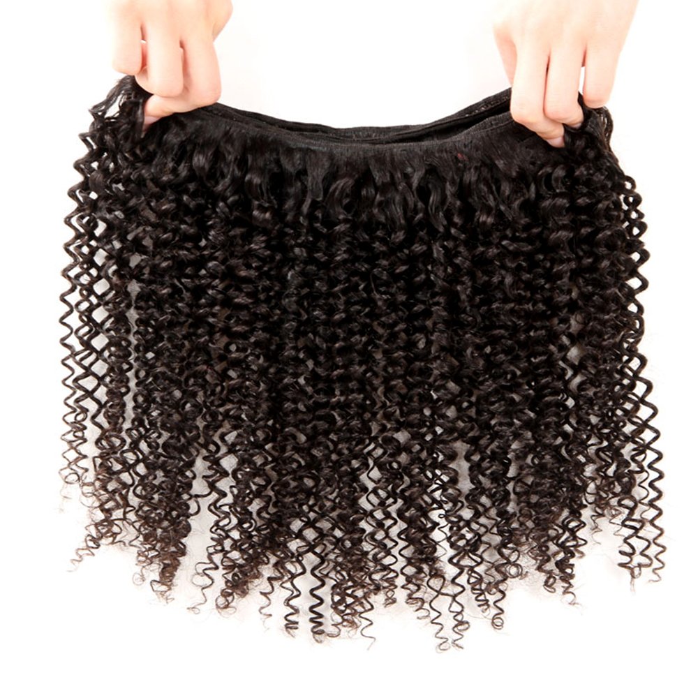 ISEE Hair 9A Grade Mongolian Kinky Curly Hair Extension Virgin Human Hair Weaving 3 Bundles Kinky Curly Virgin Hair 100% Human Hair Weaves Extension