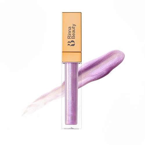 Rinna Beauty Lip Plumping Gloss - Purple Pucker - Helps Boost Collagen, Increases Lip Volume, Elastin Production - Vegan, Cruelty-Free - 1 each