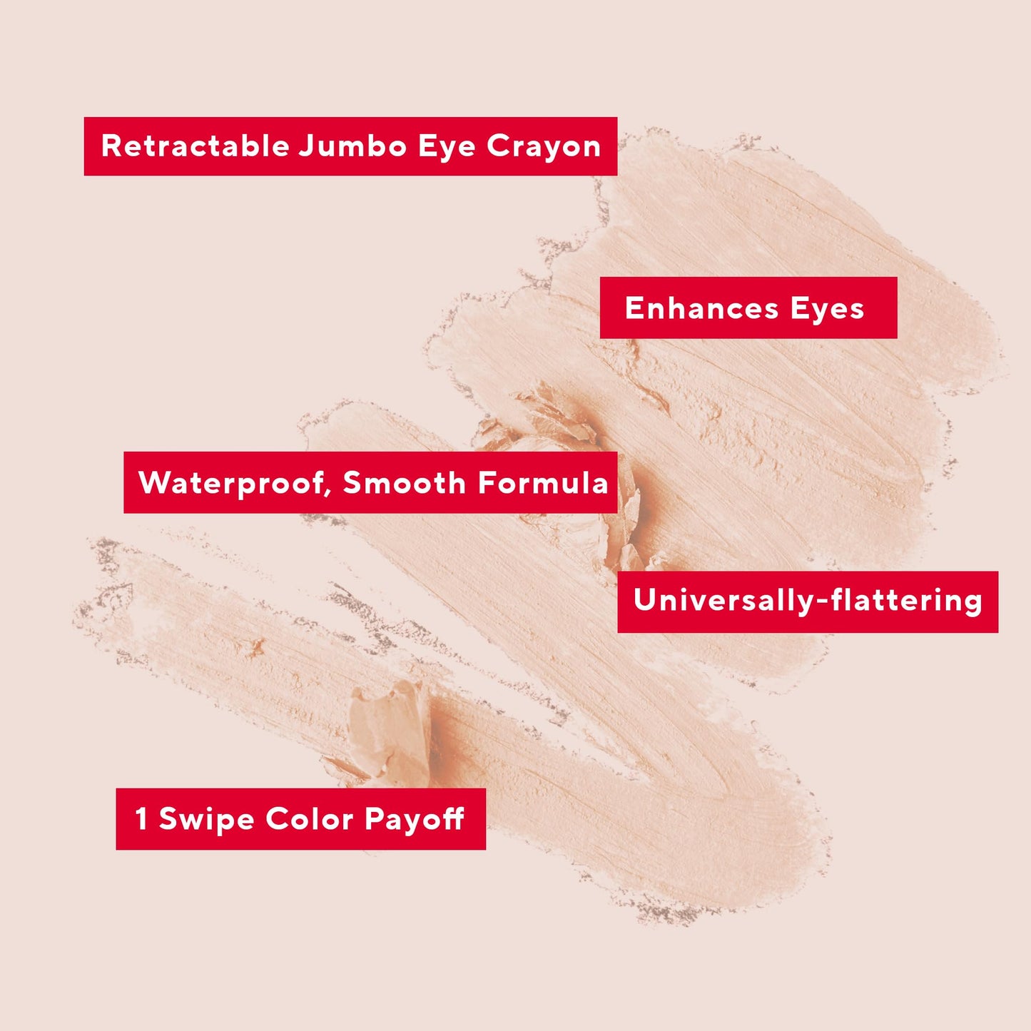 Mirabella Eye Crayon Jumbo Waterproof Eyeliner Pencil, Ultra-Creamy and Highly Pigmented Eyeshadow Stick Glides Smoothly and Blends Effortlessly…