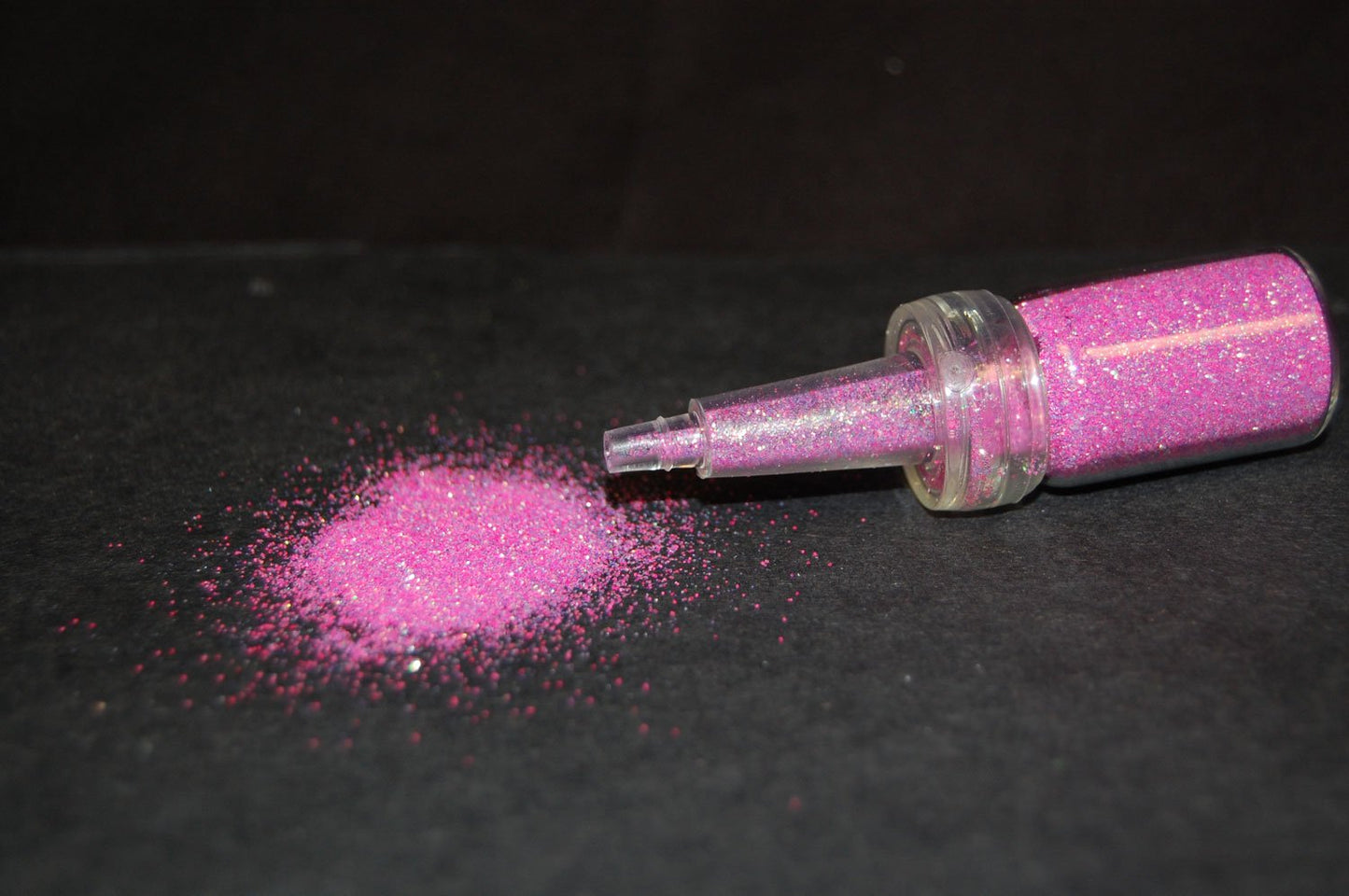 UV Blacklight Reactive Cosmetic Face & Body Glitter Powder (10 Gram Jars) (UV Neon Purple)
