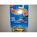 Hot Wheels - '67 Camaro (Chevrolet) - Collector #448 - Yellow Body Color - 5 Hole Wheels - Malaysia