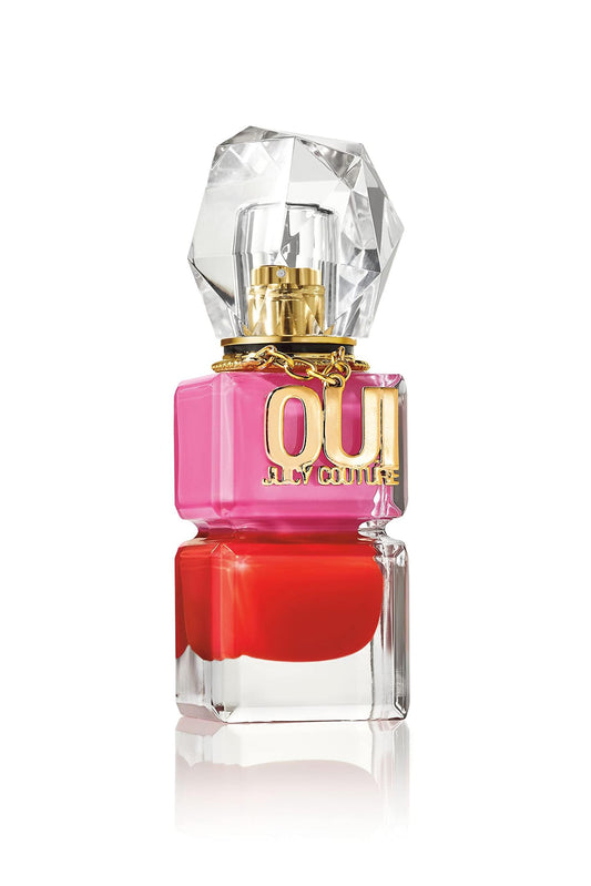 Juicy Couture Oui Eau De Parfum, Women's Perfume with Notes of Watermelon, Jasmine & Techno Woods - Fruity & Floral Perfume for Women, EDP Spray, 1.7