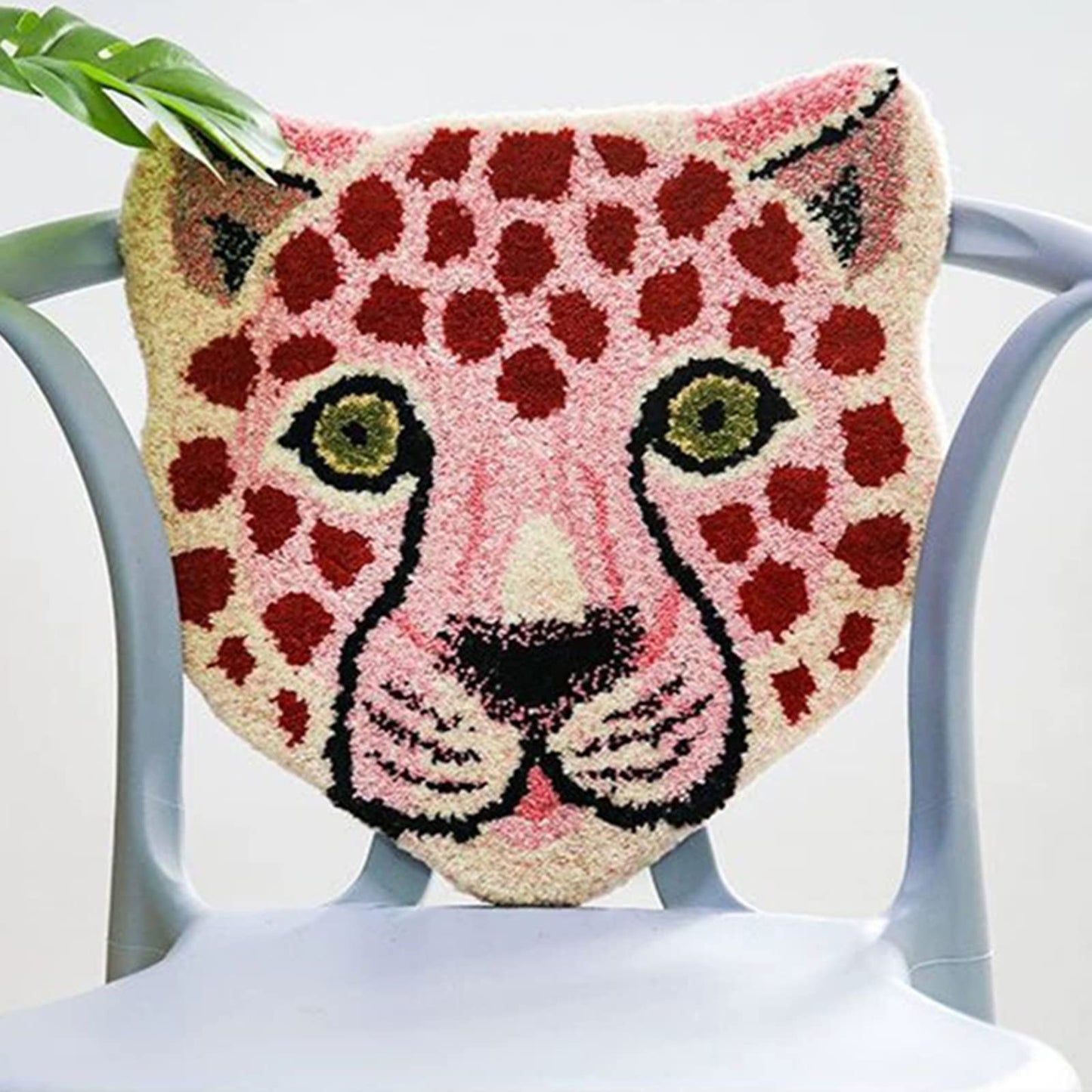 SISEY Soft Small Area Rugs, Tiger Shaped Rug Cute Cartoon Animals Lion/Panda Bath Mat Imitation Cashmere Non-Slip Absorbent Mats Carpet Door Use…