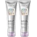 L'Oreal Paris EverPure Silver Care Sulfate Free Shampoo and Conditioner Set, Nourishing Vegan Formula with Peptides for Brightening Gray Hair, 1 Kit