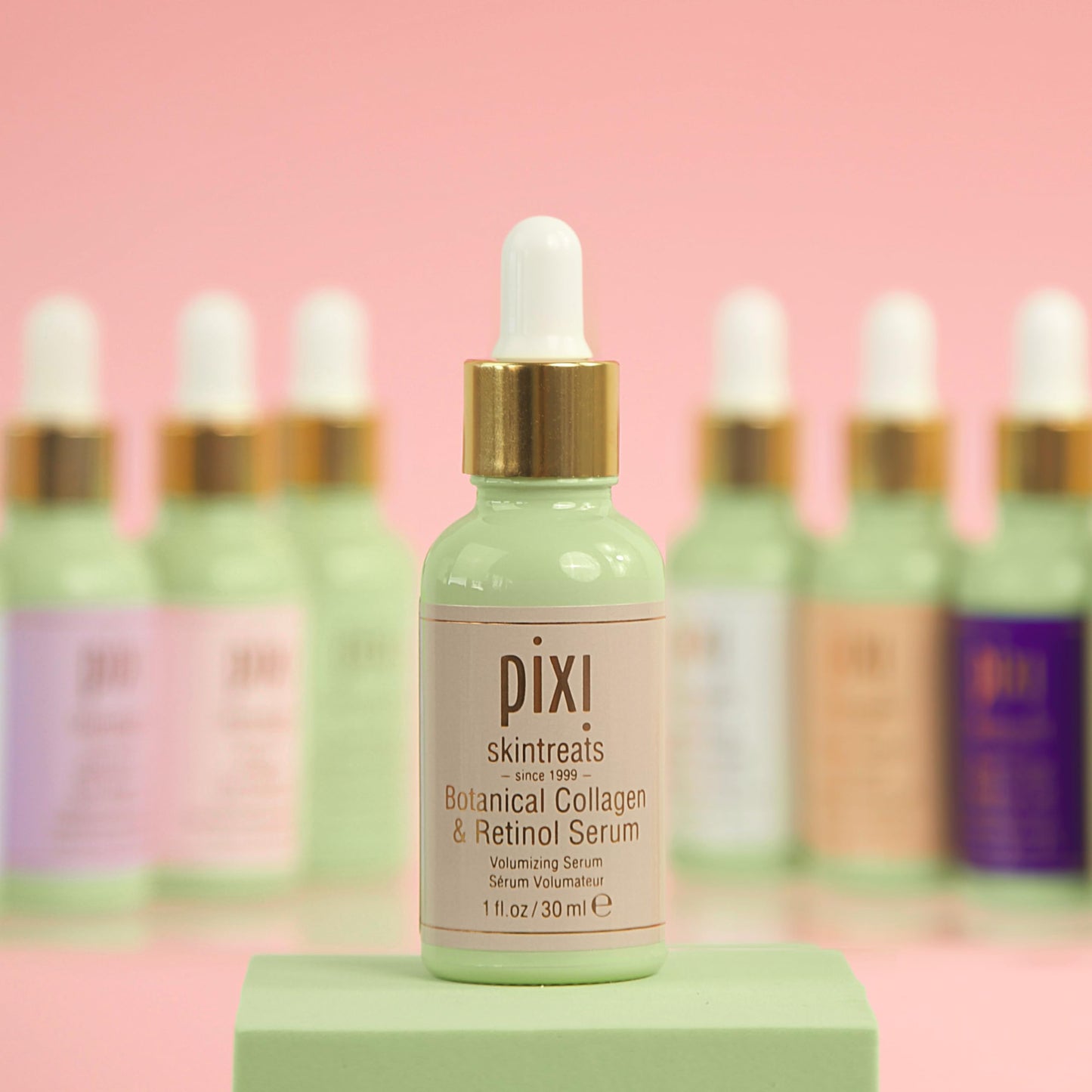 Pixi Beauty Botanical Collagen & Retinol Serum | Face Serum with Acacia Collagen, Retinol and Vitamins to Firm, Smooth & Hydrate Skin | 1 fl oz/ 30ml