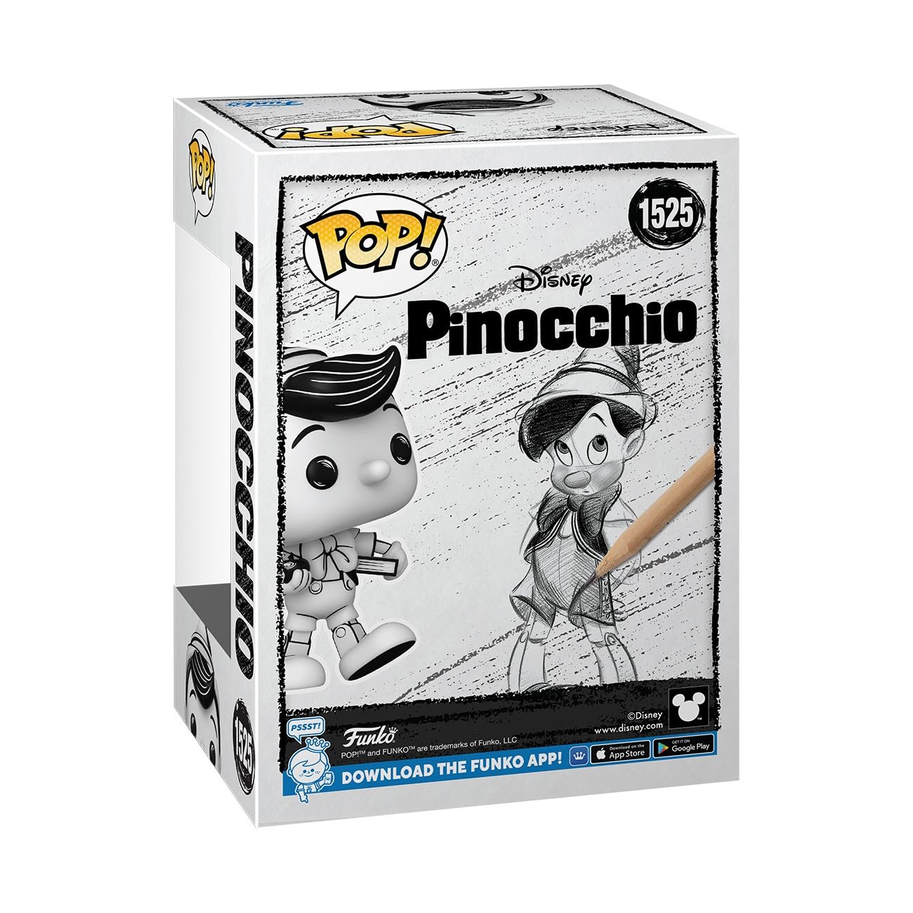 Funko POP Disney: Sketched - Pinocchio - Collectable Vinyl Figure - Gift Idea - Official Merchandise - for Kids & Adults - Movies Fans - Model Figure…