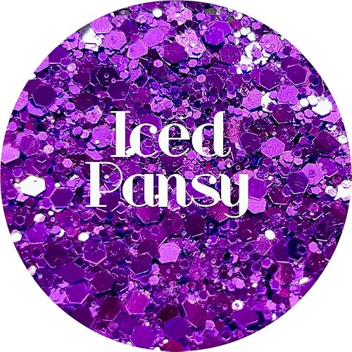 Purple Polyester Glitter Set | Craft Glitter | Glitter for Arts & Crafts | Tumblers | Cosmetics | Nails | Epoxy Resin Art | Slime | DIY | Body Glitter