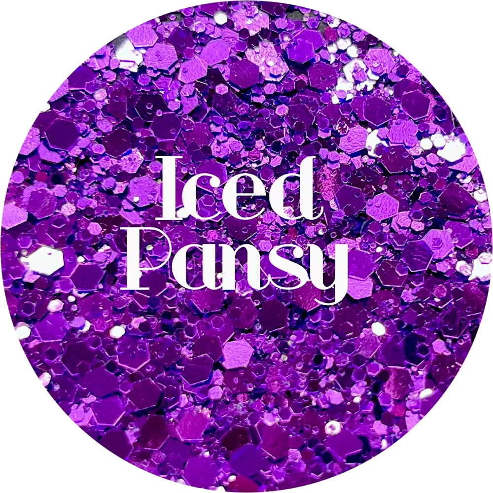 Purple Polyester Glitter Set | Craft Glitter | Glitter for Arts & Crafts | Tumblers | Cosmetics | Nails | Epoxy Resin Art | Slime | DIY | Body Glitter