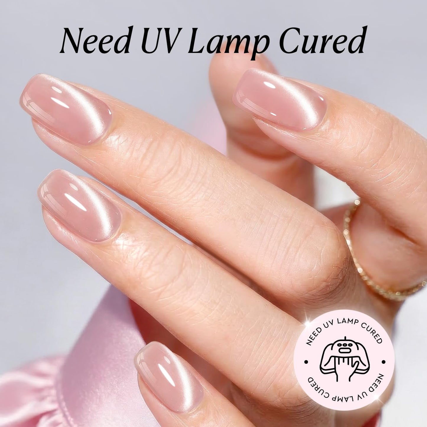 AZUREBEAUTY18ML Nude Pink Cat Eye Magnetic Gel Nail Polish Beauty and Personal Care AZUREBEAUTY