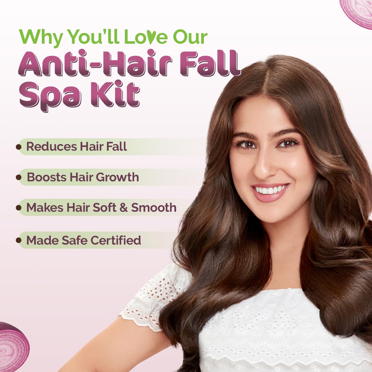Mamaearth Onion Hair Care Kit - Hair Fall Control with 150ml Onion Oil & Shampoo + Conditioner (250ml Each) | Anti Hair Loss & Growth Formula | 3