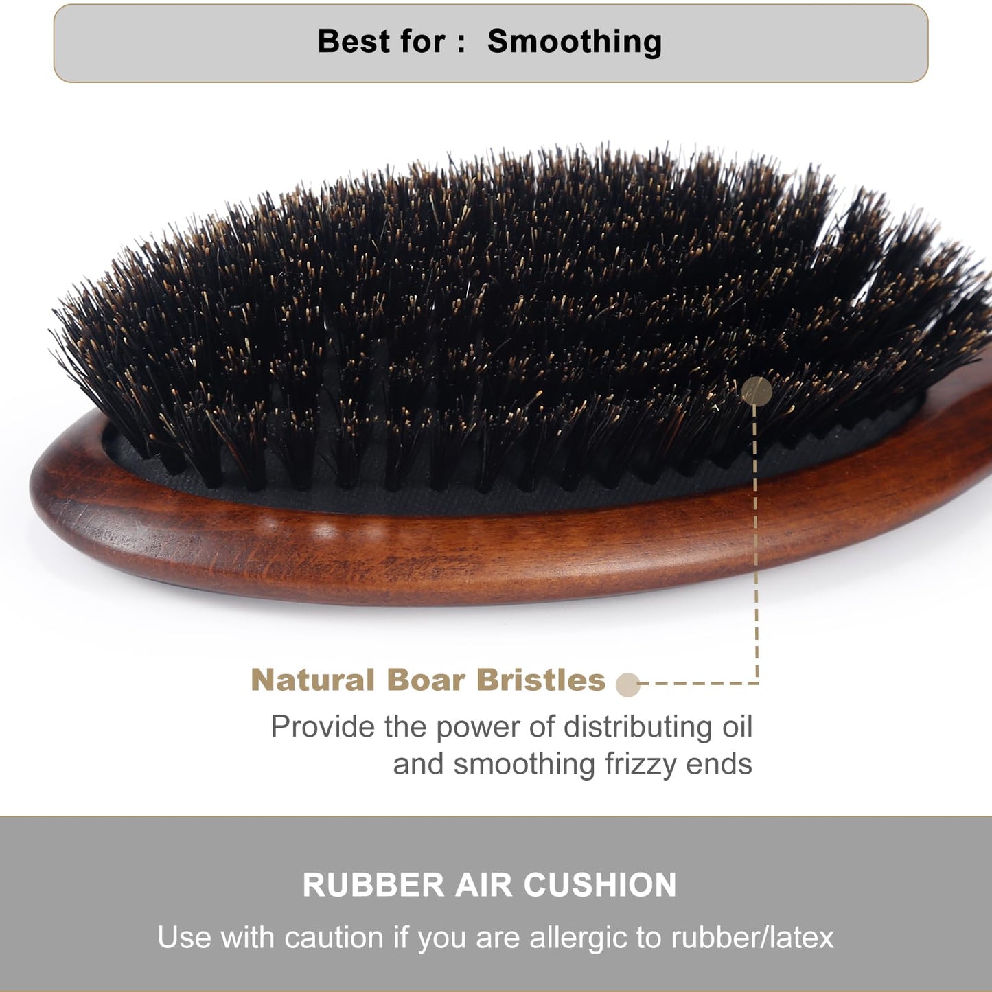 BESTOOL Hair Brush, Boar Bristle Hair Brushes for Women Men Kids, Boar Bristle Brush for Hair Smoothing, Everyday Brush Enhances Shine & Health Beauty and Personal Care BESTOOL
