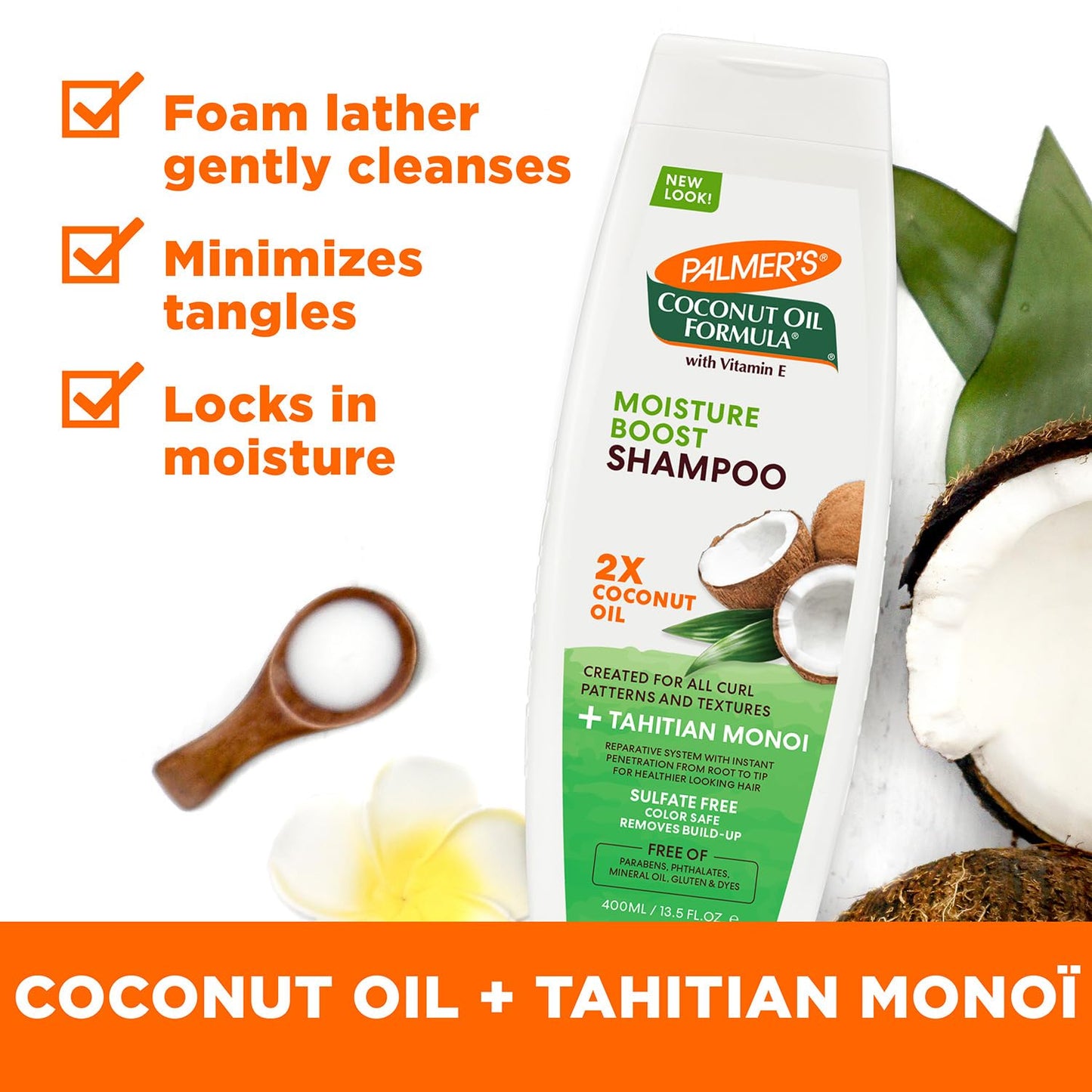 Palmer's Coconut Oil Formula Moisture Boost Conditioning Shampoo, 13.5 fl. oz.