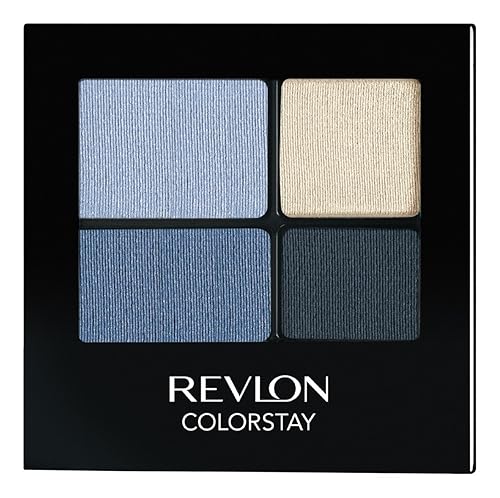 REVLON Colorstay 16 Hour Eye Shadow Quad, Serene, 0.16 Ounce