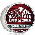 Rocky Mountain Barber Company Hair Paste for Men - Hair Styling Paste with Pliable Light-Firm Hold for All Hair Styles, Shine-Free Matte Finish - Easy