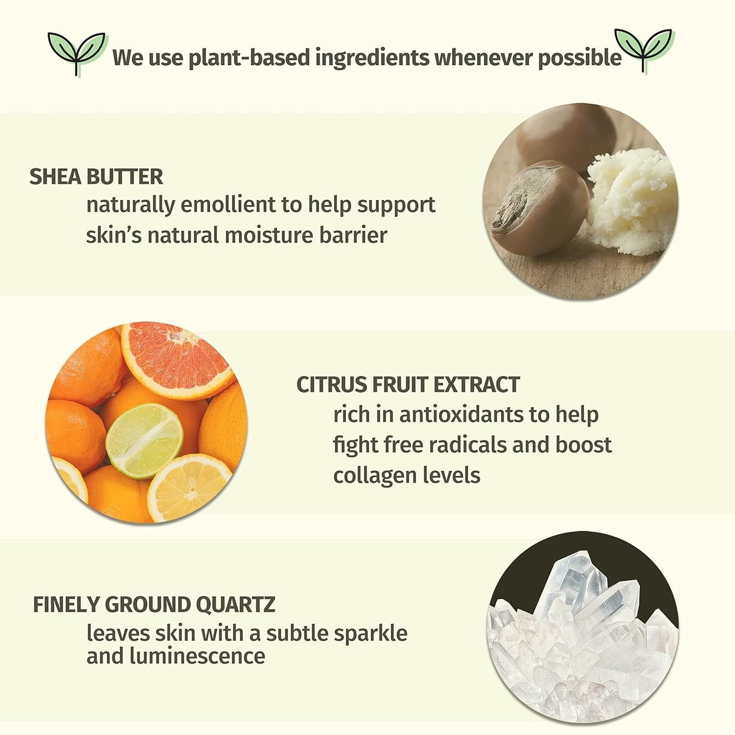 HEMPZ Body Lotion - Citrine Crystal & Quartz Daily Moisturizing Cream, Shea Butter Hand and Body Moisturizer - Hemp Extract Lotion - Skin Care