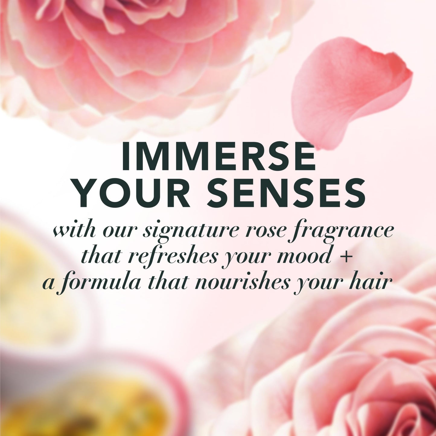 Herbal Essences Shampoo, Rose Hips + Passionfruit - Smooth Collection, Shiny Hair with Vitamin E & Jojoba, Safe for Color Treated Hair, Floral Scent Beauty and Personal Care Herbal Essences