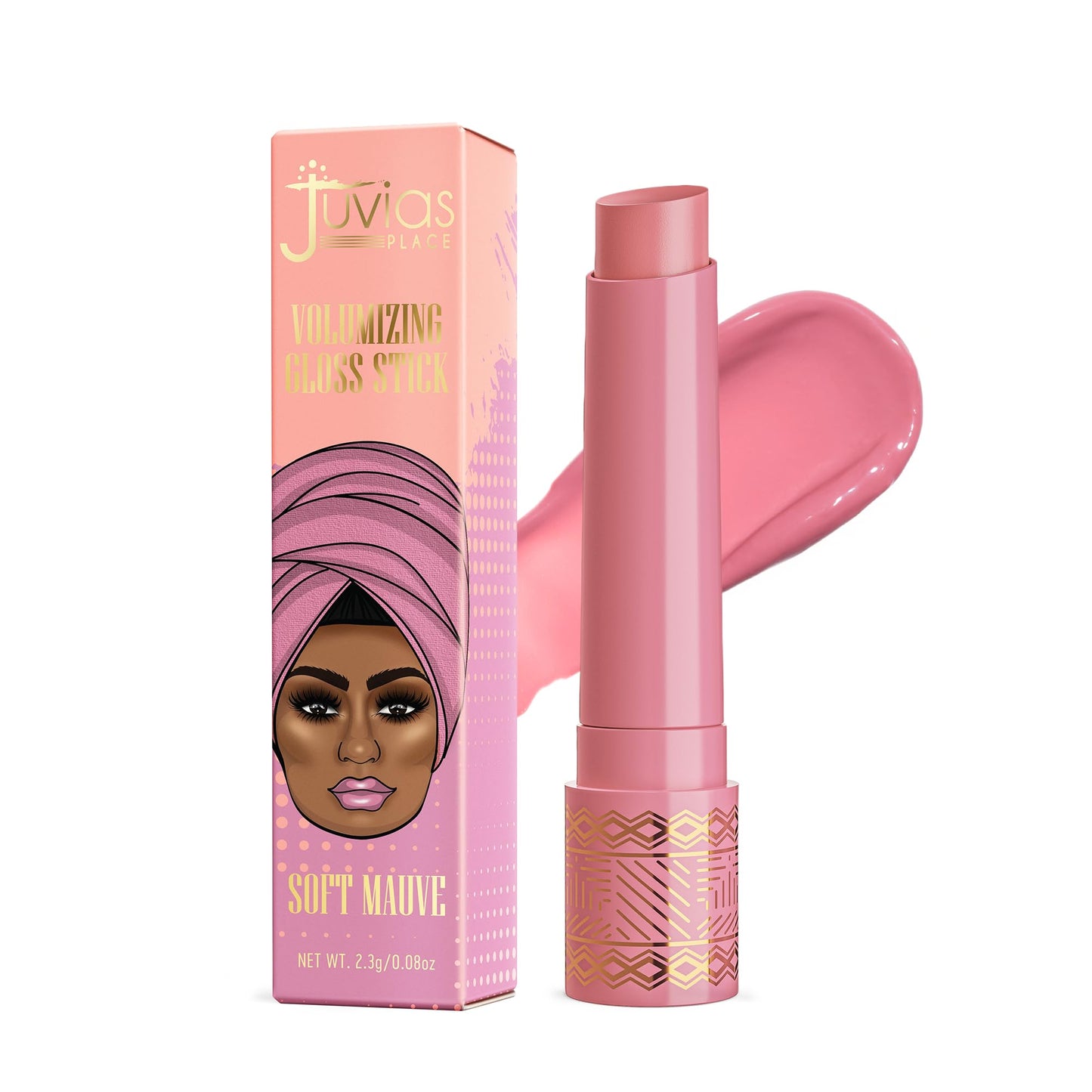 Juvia's Place Volumizing Gloss Stick - Soft Mauve - Shiny Luscious Lips with Nourshing Hydration, Plumping, Lip Plumper, Plumping Lip Balm, Hydrating