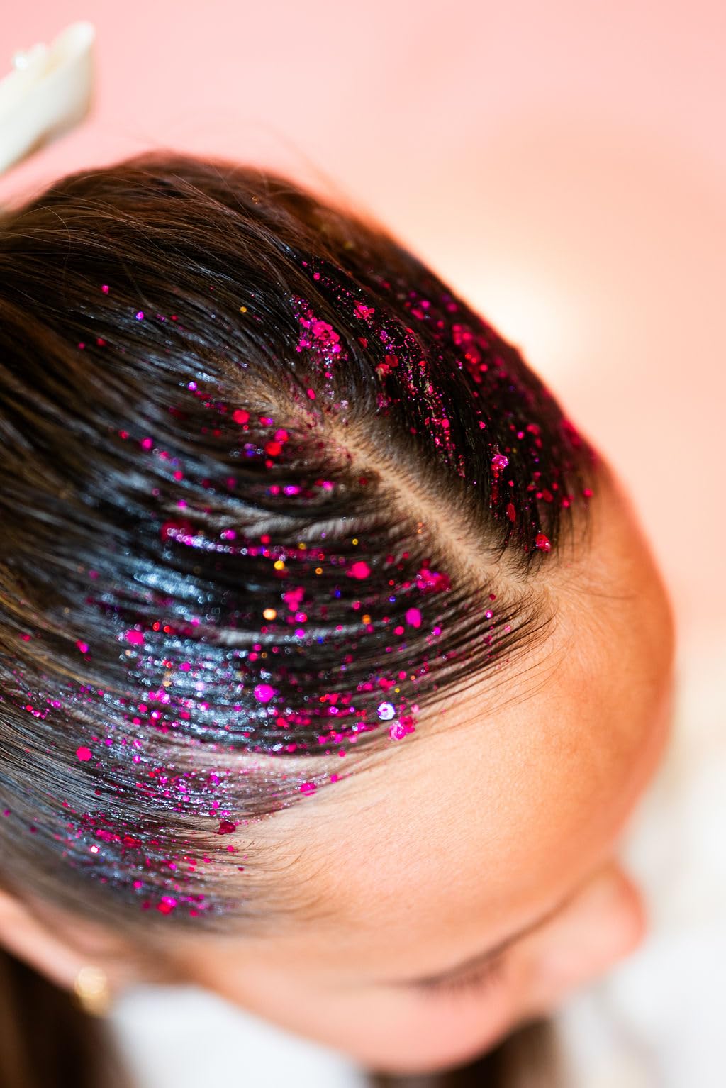 Hair Glitter Gel by Gussy Up- Water-Based Quick-Drying Sparkle for Kids & Adults - Clear-Dry Formula - Washable Festival & Party Hair Glitter - 20ml
